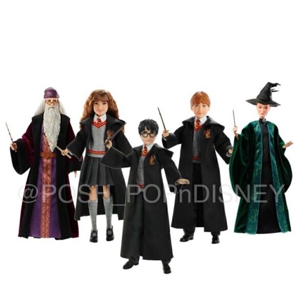 HARRY Potter Ron Weasley Hermione Granger Minerva McGonagall Albus Dumbledore - Picture 1 of 7